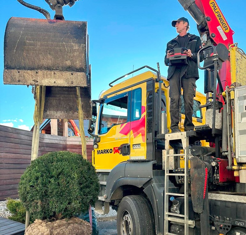 Zustellung Beton